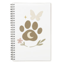 Pet Memorial Paw com Lua e Borboleta - Simpatia