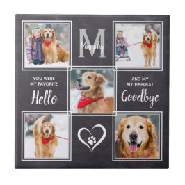 Pet Memorial Photo Collage Dog