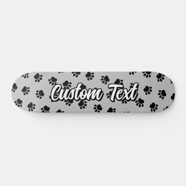 Pet Paws Patterna Skateboard (Horz)