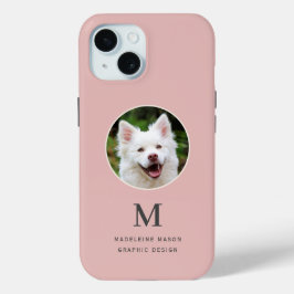 Pet Photo Blush Pink Personalizado