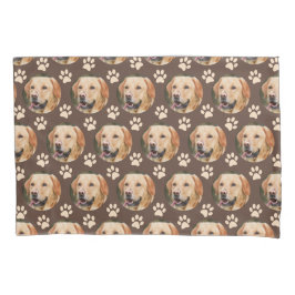 Pet Photo Pattern Personalizado Cão Marrom