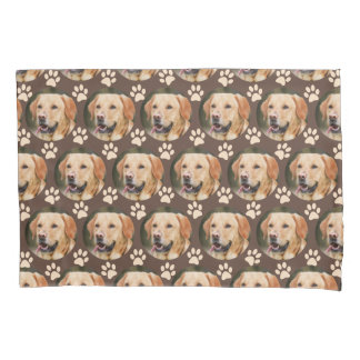 Pet Photo Pattern Personalizado Cão Marrom