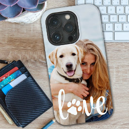 Pet Picture personalizada moderna LOVE Paw Print D