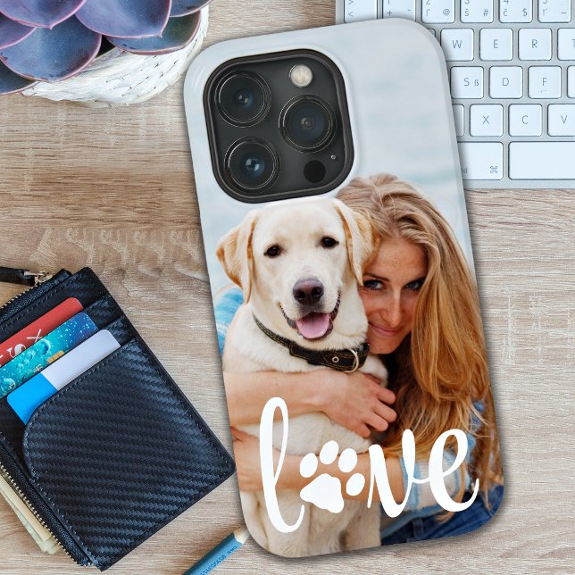 Pet Picture personalizada moderna LOVE Paw Print D (Criador carregado)