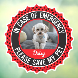 Pet Safety Alert Personalizado First Responder