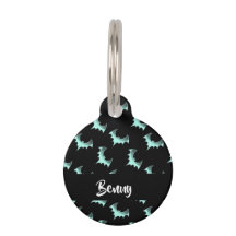 Batidas azuis de nome personalizado