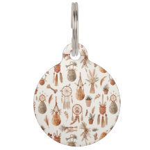 Boho Macrame Tag de Identificação de Páscoa para P