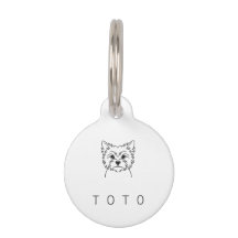 Cairn Terrier | Herança Tag de Identificação de Pe