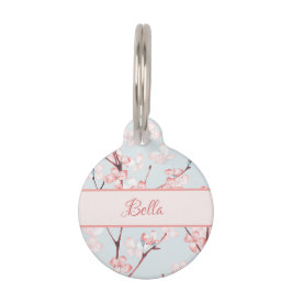 Pet Tag Cherry Blossom