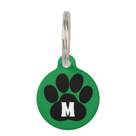 Pet Tag Da pata do impressão do animal de estimação do Tag