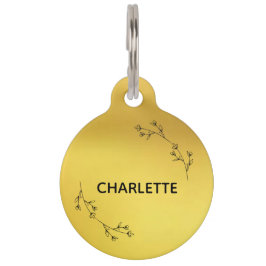 Pet Tag Etiqueta de Colarinho de Cachorro de Cachorro Pers