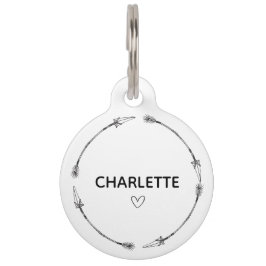 Pet Tag Etiqueta de Colarinho de Cachorro de Cachorro Pers