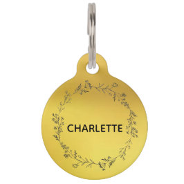 Pet Tag Etiqueta de Colarinho de Cachorro de Cachorro Pers