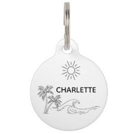 Pet Tag Etiqueta de Colarinho de Cachorro de Cachorro Pers