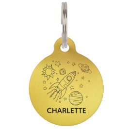 Pet Tag Etiqueta de Colarinho de Cachorro de Cachorro Pers