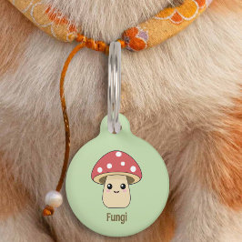 Pet Tag Etiqueta Pet de Cogumelo