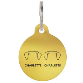 Pet Tag Etiqueta Pet Redonda