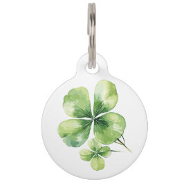 Pet Tag Folha de trevo