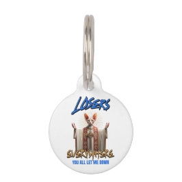 Pet Tag Gato Sphynx Engraçado 