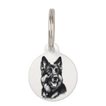 German shepherd de desenho