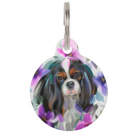 Pet Tag Medalha para Animais de Estimação | Tricolor Caval
