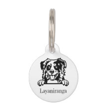 nome de etiqueta personalizado de pastor australia