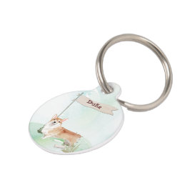 Pet Tag Nome Personalizado Corgi Pet Dog