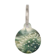 Nome Personalizado Vintage Watercolor Quedas Flora