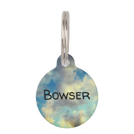 Pet Tag Nuvens Sonhadoras | Personalizado