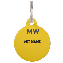 Pet Tag Placa de Identificação de Gato Personalizada com M