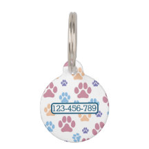 Placas de Identificação Personalizadas para Cães c