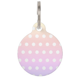 Pet Tag Poka Dots