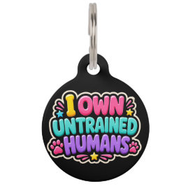 Pet Tag Pulseira de Identificação de Cão Engraçada que Pos