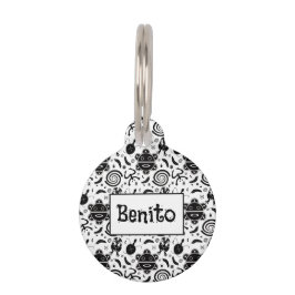Pet Tag Taino - Símbolos da Cultura Porto Rico