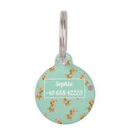 Pet Tag Teddibärendesign