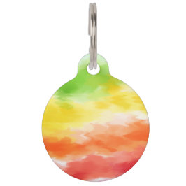 Pet Tag Tie Dye