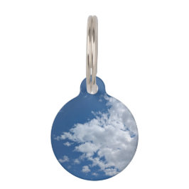 Pet Tag Um triângulo de nuvens