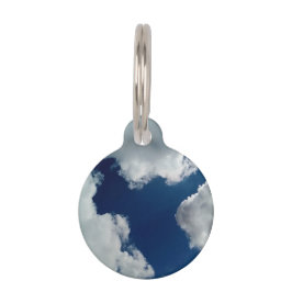 Pet Tag Uma curva nas nuvens