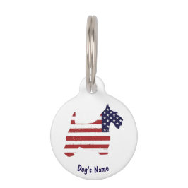 Pet Tag USA Scottie Personalize