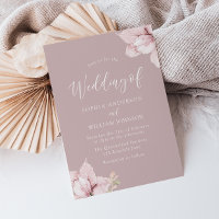 Petais De Flor Escamoteante Convite De Casamento