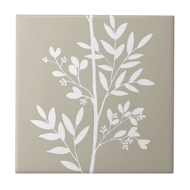 Petais Dreamy em filiais L flores brancas (Frente)