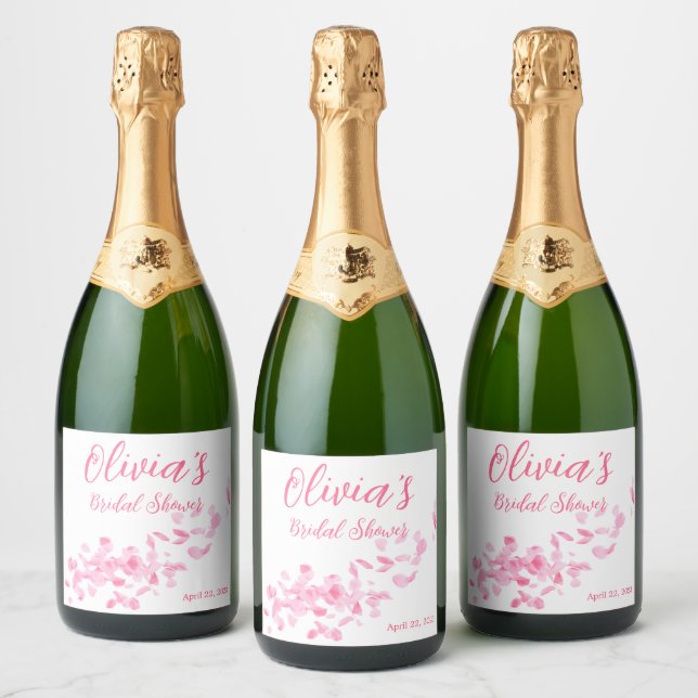 Petais e Chá de panela de Casamento Prosecco (Garrafas)