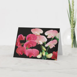 Pétalas cor-de-rosa em cartões do arenito