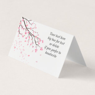 Pétalas de Cherry Blossom à volta