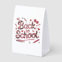 Pétalas de Pastel e Cartão de Dias Escolares