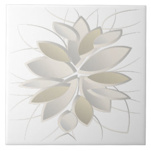 pétalas de pedra brancas