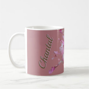 Pétalas de Rosa Empoeirada Caneca de Café Personal