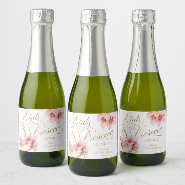 Pétalas Douradas rosa e Chá de panela Prosecco (Garrafas)