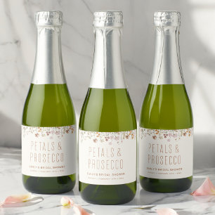 Pétalas e Prosecco Chá de Bebê de Flores Silvestre