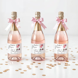 Pétalas e Prosecco Rosa Flores de Casamento